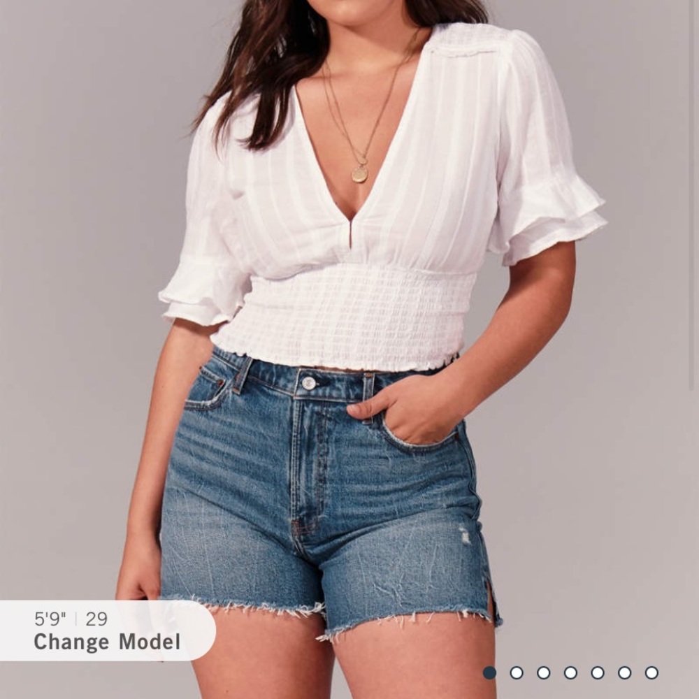 NWOT Abercrombie & Fitch High Rise Mom Shorts